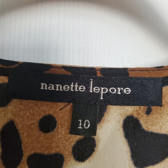 Nanette Lepore Silk Animal Print Dress - Picture 3 of 3